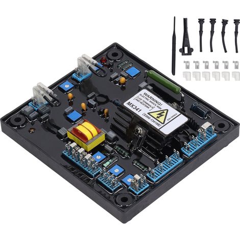 Module régulateur automatique de tension MX341 2 phases pour alternateur sans balais 140‑220V (1/5)