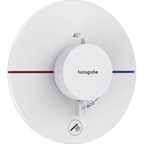 Hansgrohe ShowerSelect Comfort - Grifo termostático empotrado, blanco mate 15562700 (1/3)