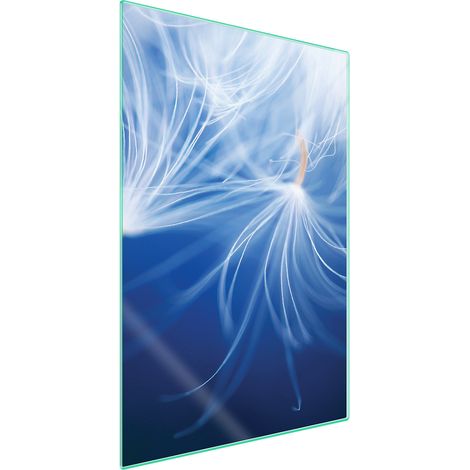 TAGLIERE IN VETRO 35x52 Fiore (1/5)