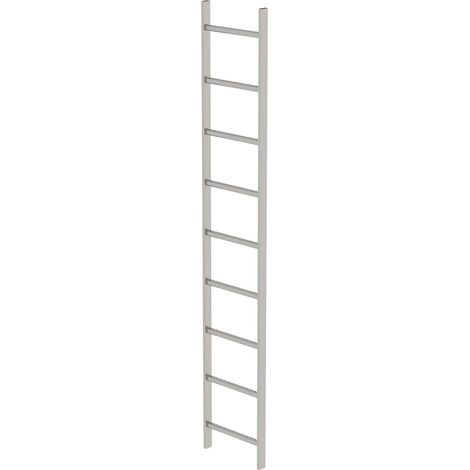 Günzburger Steigtechnik Echelle de cuvette acier inoxydable V4A 400 mm de largeur intérieure 9 échelons - 063009 (1/3)