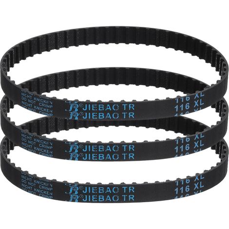 Pcs 116XL 037 Timing Belt 58 Teeth Rubber Toothed Gear Belt, Width 0.37", Pitch 0.20" Timing Belt (1/5)