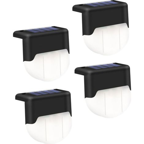 Lampes Solaires Dextérieur Pour Escaliers 4 Pièces Économes En Énergie (1/5)