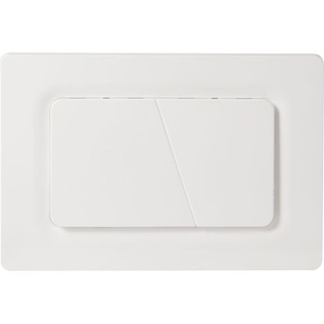 Plaque Commande WC Mat Pour Sigma UP300/UP320 Blanc (1/5)