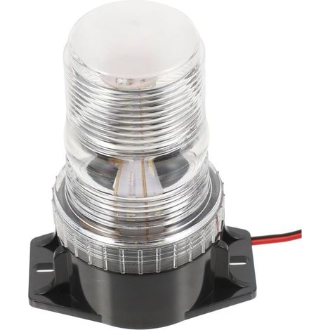 Healeved Feu Stroboscopique LED Transparent Blanc pour Véhicules (1/5)