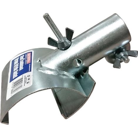 Faithfull Galvanised Socket for Saddleback Broom - Durable and Rust-Resistant Replacement Part