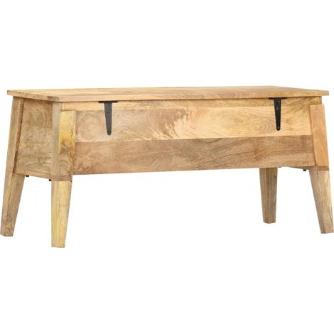 vidaXL Aufbewahrungsbox aus Sheeshamholz 99x35x48 cm