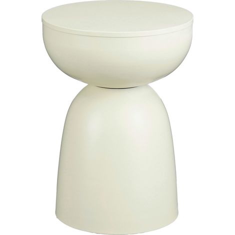 Mica Decorations Table d’appoint Blanc cassé H45xl32xL32cm (1/5)