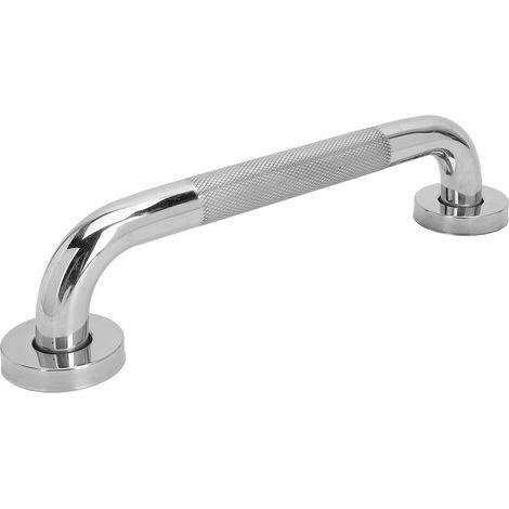 Barre de sécurité pour salle de bain antidérapante en acier inoxydable - 40 cm - Poignée ergonomique pour personnes âgées et seniors (1/5)