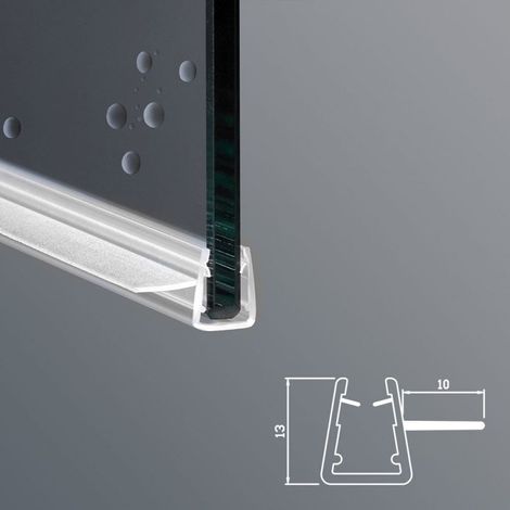 Guarnizione Box Doccia Ricambio Verticale Vetro 6mm 8mm EC-10-314