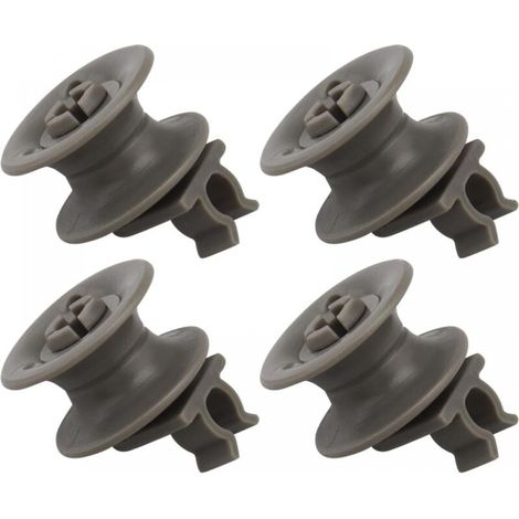 4 Stück Obere Abtropfgestell-Räder 4581DD3002A, kompatibel mit LG LDF6920BB LDF6920ST Geschirrspüler-Ersatzteilen (1/4)