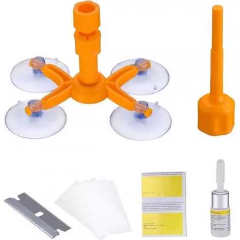 Kit Réparation Pare-Brise - Résine Avancée Pour Fissures Et Impacts - Sans Démontage - Usage Multiple (1/5)
