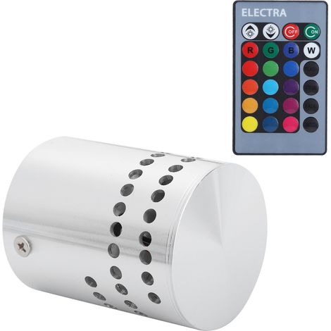 3-W-RGB-Spiral-LED-Deckenleuchte, kabellose Fernbedienung, kabelgebundene Wandleuchte mit Dimmer, AC 85–265 V (1/5)