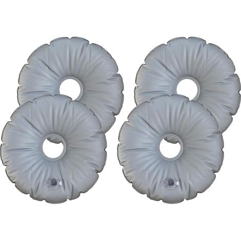 4 Pièces Poids de Base de Parapluie Rond, Sac De Poids De Base De Drapeau, Sac de Poids de Parapluie Pliable Portable, Sac de Poids d'eau, pour Extérieur, Balcon, Plage (1/5)