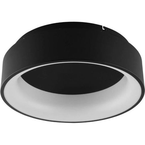"Plafoniera LED NOAH in alluminio nero 40W con funzione CCT 45 cm." (1/2)