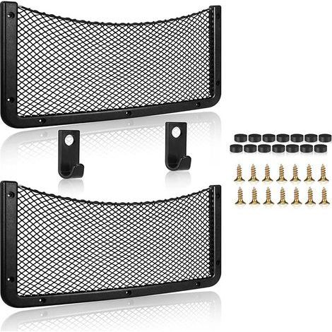 Filet Rangement pour Voiture , Filet de Rangement de Coffre , Grande Taille , 4221cm , Sac Pocket Organizer de Voiture pour Auto , Camping-Cars , Bateaux , Maison (1/5)