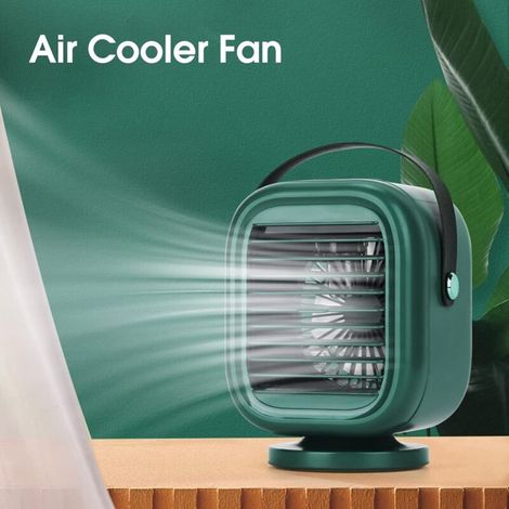 Climatiseur portable humidificateur voyage vert (1/4)