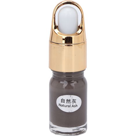 Pigment professionnel microblading sourcils 5ml - Encre tatouage sourcil gris naturel, teinture semi-permanente pour maquillage sourcil, formule longue tenue (1/5)