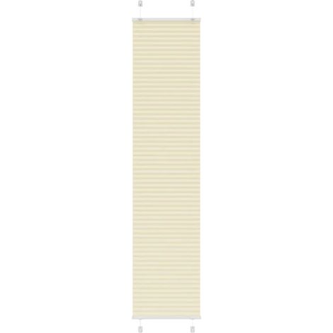 Store plissé crème 45x200 cm largeur du tissu 44,4 cm polyester (1/5)
