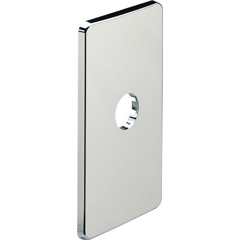 Plaque de recouvrement 5633.90 en plastique blanc RAL 9010, 195 x 110 mm
