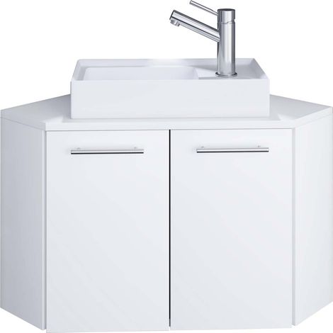 Lavabo d'angle en 2 parties Vilosa 42x50x50 - VCM (1/3)
