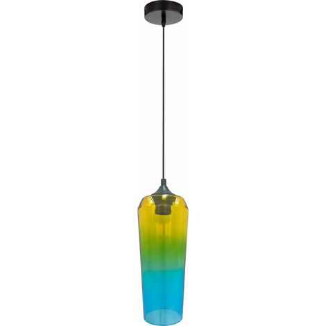 Suspension Candellux EOL 31-51844 Ø11 verre noir bleu (1/3)