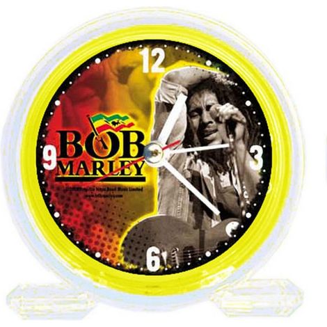 Réveil Pvc Bob Marley jaune