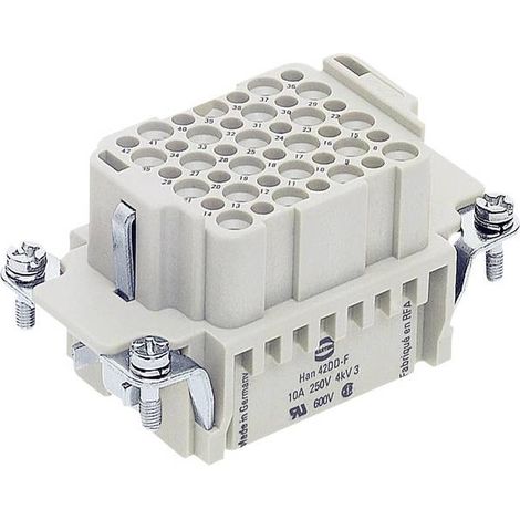 Harting 09 16 042 3101 Inserto femmina Han® DD 42 + PE A crimpare 1 pz.