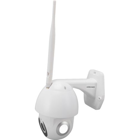 Caméra de surveillance extérieure WiFi HD rotative, vision nocturne infrarouge C2, étanche, sans fil, 100‑240V prise UE (1/5)