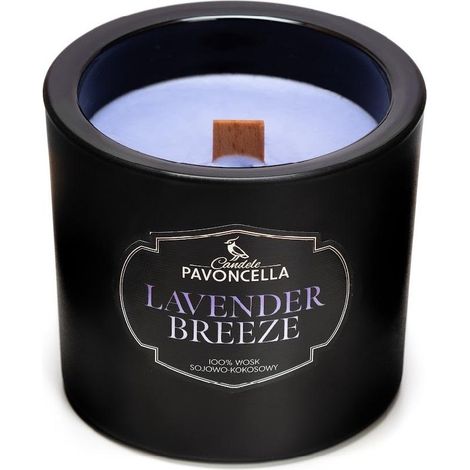 Vela de soja Lavender Breeze negra 170 g