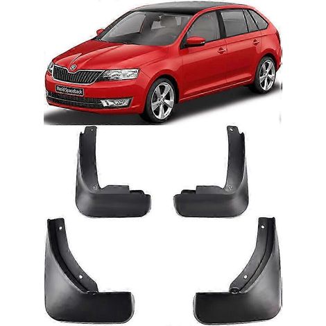 Bavettes garde-boue avant et arrière d'origine pour SKODA RAPID SPACEBACK modèles 2012-2018 (1/5)