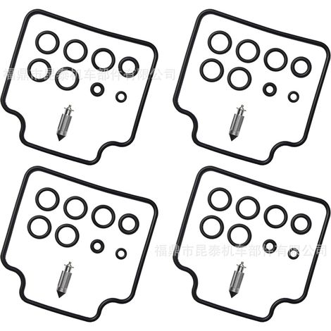 Motorcycle Carburetor 4-Set Repair Kit for CB650SC CB750AC CB550SC NIGHTHAW (1/5)