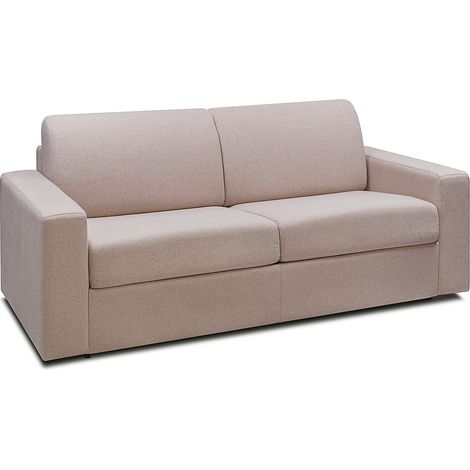 Divano letto 3 posti a ribalta in Tessuto Beige - COGLIO