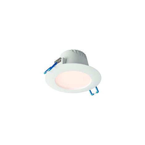 Luminaria LED empotrable de techo Nowodvorski, blanca, de plástico, modelo 8991