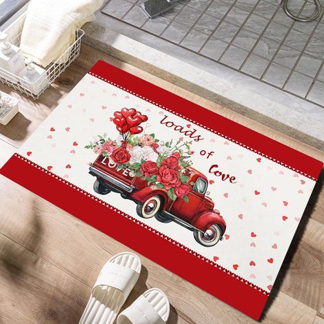 Tapis De Sol - Tapis D'Entrée Non Glissant En Polyester - Pour Chambre À Coucher Salon Cuisine Bureau - 60 x 90 cm - 1 Pièce (1/3)