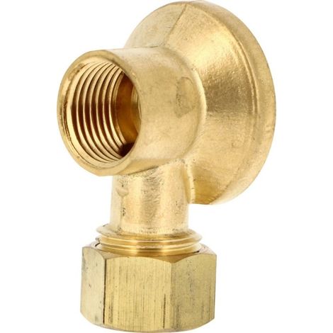Applique murale à bicône femelle-femelle 1/2" pour tube cuivre Ø14 - THERMADOR AMB1415