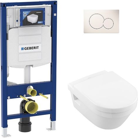 Pack Bati support Geberit et Pack combi V&B Architectura WC suspendu Direct Flush (1/5)