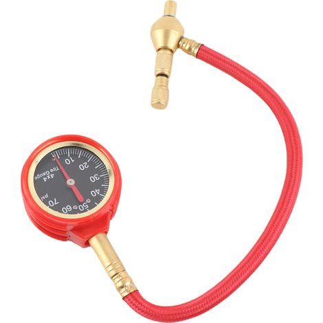Luftdruckmesser für Fahrzeuge mit Manometer und Reifendruckprüfer