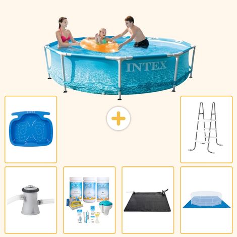 Intex Piscine Tubulaire Ronde - 305x76 cm - 7-pièces S20980