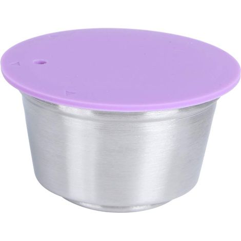 Tasse de Capsule de café rechargeable réutilisable de Capsule de café d'acier inoxydable adaptée à l'accessoire de Machine de cafetière (1/5)
