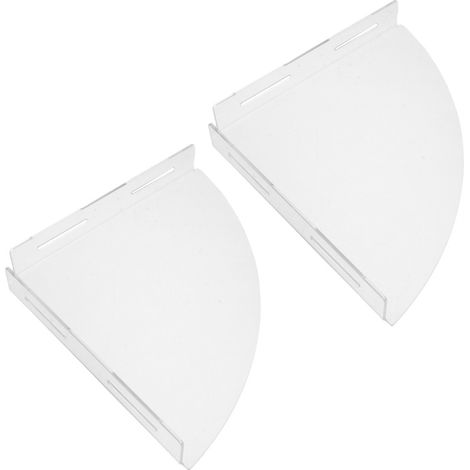 2 Étagères Douche Acrylique Sans Percage Carrelage Salle Bain (1/4)