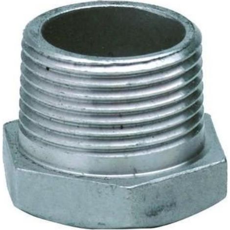 Tuerca Reducida Hexagonal M-H Acero Inoxidable Aisi 316  Medidas  Accesorios Fontanería: 1"1/4-1"