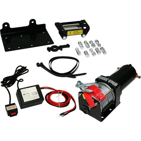 Varan Motors – Treuil électrique 12V 1360Kg – VARP30001B – 1000W, câble 10.2m Ø5.2mm – Pour terrains accidentés, usage extérieur