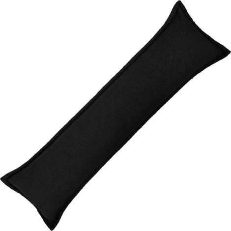 Housse de coussin HOUTEN Noir 40 x 145 cm Bouclé vidaXL (1/5)