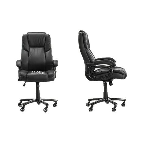 Silla de oficina, diseño ergonómico, inclinación ajustable, soporte lumbar de 227 kg (500 lb) (1/2)
