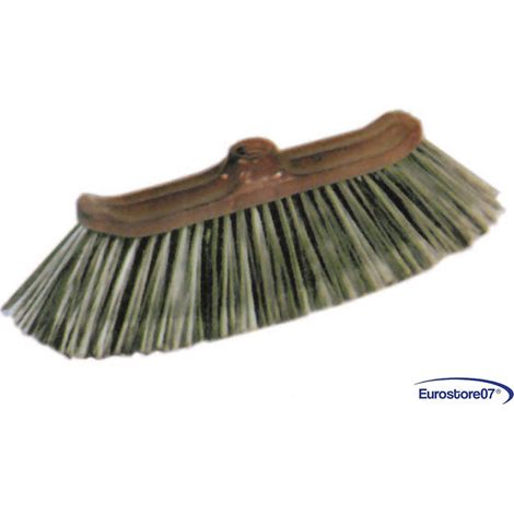 SCOPA DOMESTICA PAVONE BASE  IN LEGNO- cm.34x8x12h. senza manico   pz 12