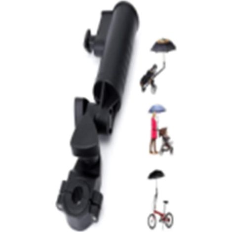 Porte-parapluie universel pour chariot de golf - Accessoires pour vélo, poussette, pêche, chaise de plage, fauteuil roulant (1/2)