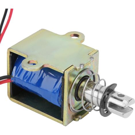 Électroaimant JF-1038 5N 6V CC, type push-pull, solénoïde, course de 10 mm (1/3)