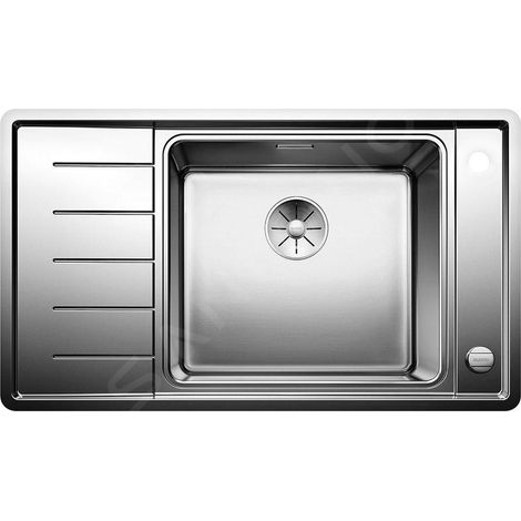 Blanco Andano - Évier 86x50 cm avec accessoires, InFino, inox 523001