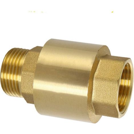1 Clapet anti-retour, filetage 1 pouce, laiton, pression 1,6 MPa, pour eau et gaz, pompe et jardin (1/5)