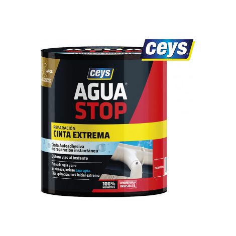 Ruban adhésif Aguastop Waterproof Sealant Extreme, transparent, 10 cm x 150 cm Ceys 902853
